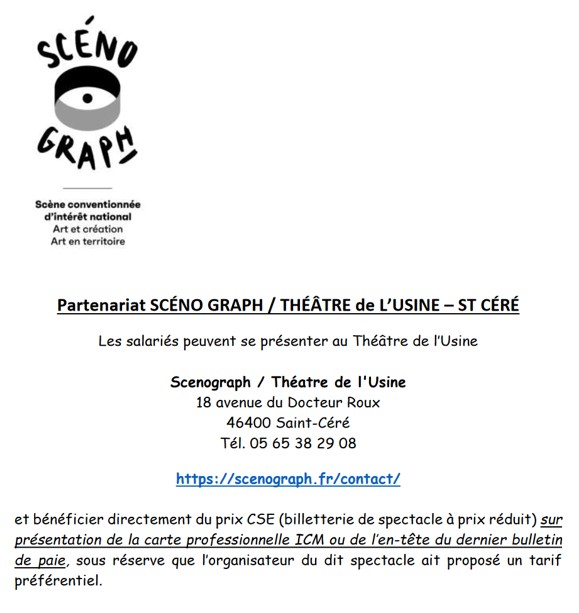 TheatreLUsineStCerePartenariat